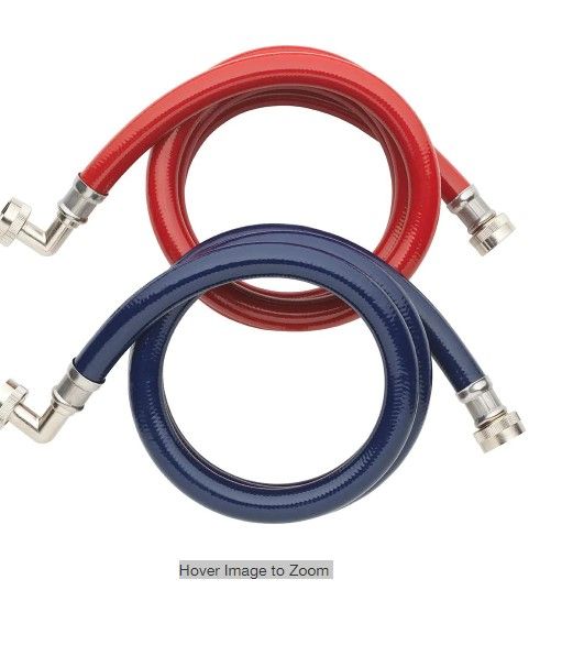 Photo 1 of Hover Image to Zoom
3/4 in. FIP x 3/4 in. FIP x 72 in. High Efficiency Washing Machine Fill Hose Pair
