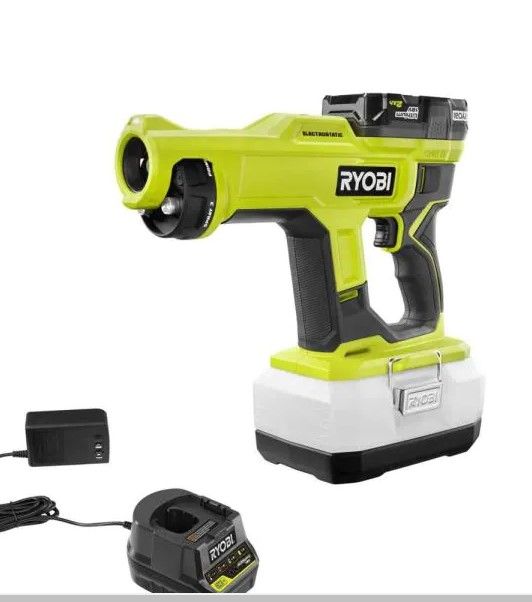 Photo 1 of ONE+ 18V Cordless Handheld Electrostatic Sprayer Kit with (1) 2.0 Ah Battery and Charger