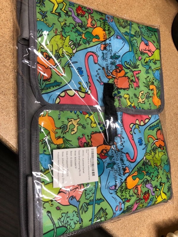 Photo 1 of Kids Travel Tray - SEARCH & FIND Dinosaur Design - ANVICI Kids Lap Desk - Dry Erase Table for Carseat - Activity Kid Car Seat Trays for Toddler - Portable Road Trip Essential for Families
