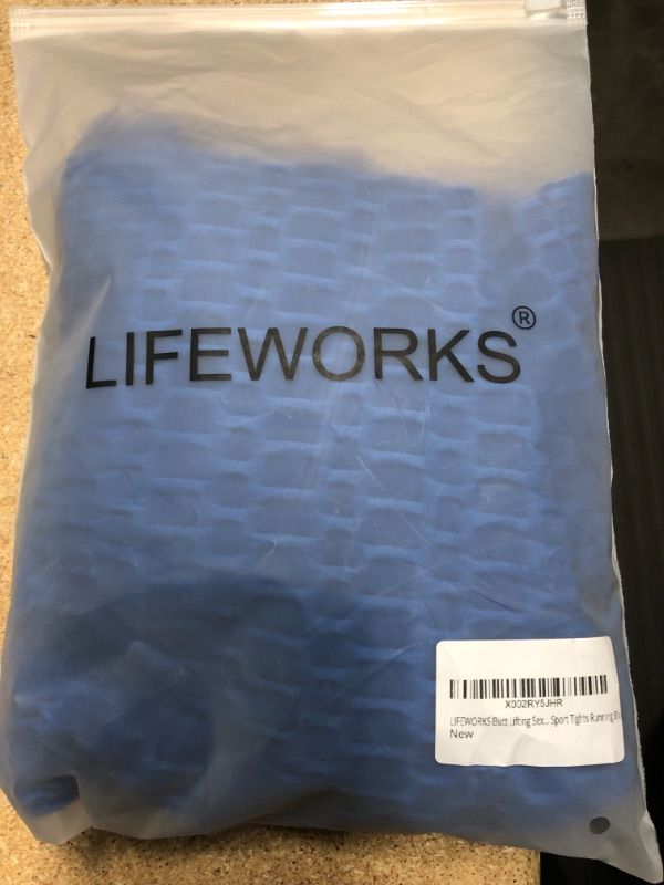 Photo 2 of LIFEWORKS Butt Lifting Leggings for Women High Waisted Yoga Pants Workout Tummy Control Sport Tights Running
small