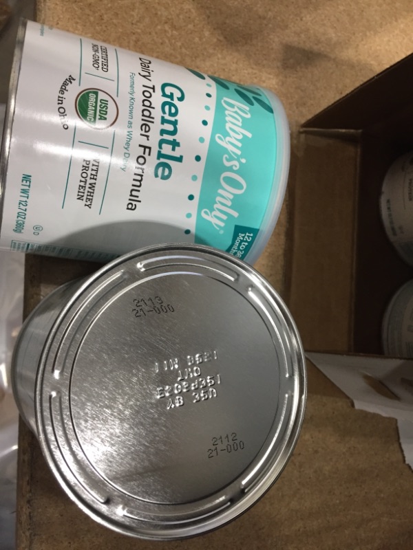 Photo 1 of ***SET OF 2**DATE 09/01/2023** Nature's One, Baby's Only, Gentle Dairy Toddler Formula with Whey Protein, 12.7 Oz (360 G)
