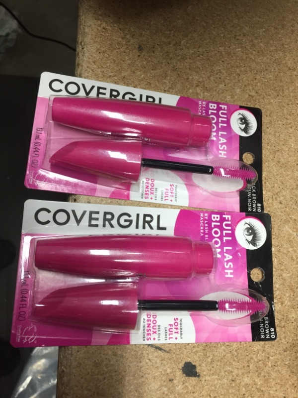 Photo 2 of ***SET OF 2**COVERGIRL Full Lash Bloom Mascara, 810 Black Brown, 0.44 Oz
