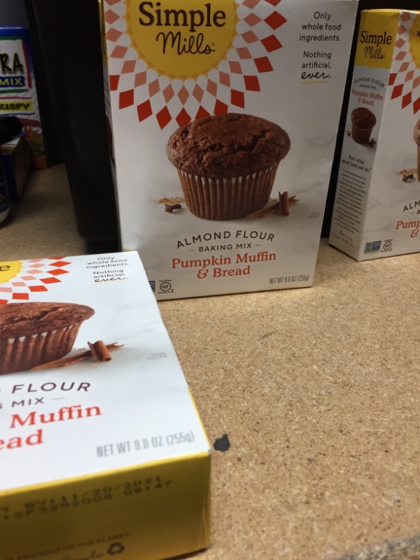 Photo 2 of ****SET OF 3***DATE 11/20/2021** Almond Flour Pumpkin Muffin & Bread Mix - 9 Oz (255 Grams)
