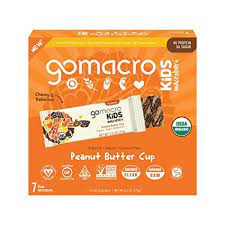 Photo 1 of ***SET OF 3**GoMacro Kids MacroBar Organic Vegan Snack Bars - Peanut Butter Cup (0.90 Ounce Bars, 7 Count)*DATE 02/23/2022
