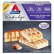 Photo 1 of ***SET OF 3**DATE 1/27/2022** Atkins Endulge Dulce De Leche Cake Dessert Bars 5pk
