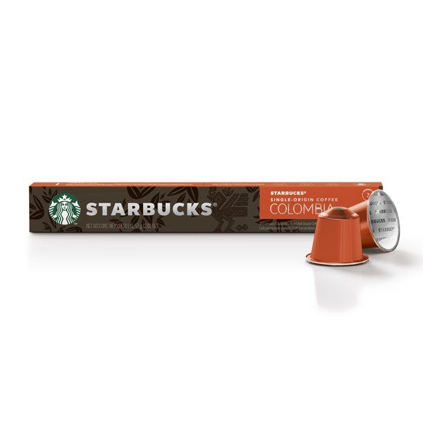 Photo 1 of **BOX OF 5**Starbucks by Nespresso Single-Origin Colombia (10-count single serve capsules compatible with Nespresso Original Line System)*DATE 02/2022
