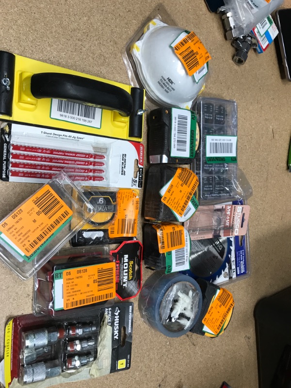 Photo 1 of **NO REFUNDS/RETURNS** - Bundle of assorted construction goods 