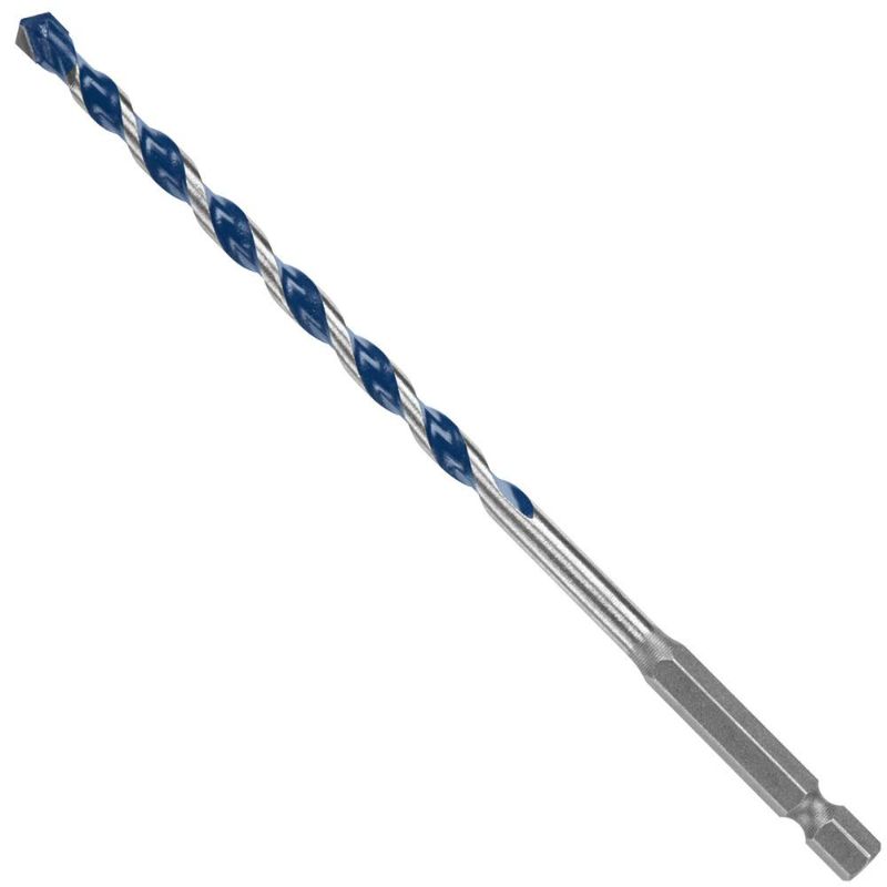 Photo 1 of **5 of- Bosch 7/32 in. X 4 in. X 6 in. BlueGranite Turbo Carbide Hammer Drill Bit for Concrete/Stone/Masonry Drilling
