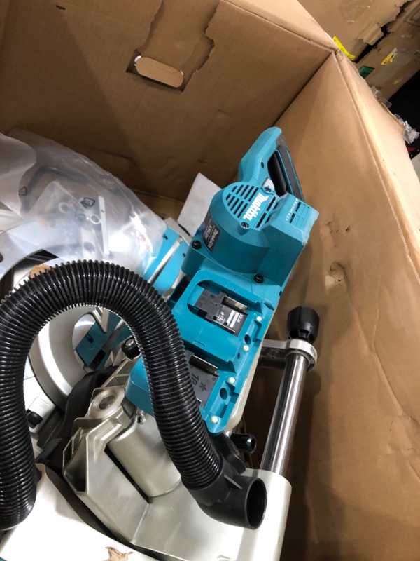 Photo 2 of ***PARTS ONLY*** 
Makita XSL06Z 18V x2 LXT Lithium-Ion (36V) Brushless Cordless 10" Dual-Bevel Sliding Compound Miter Saw with Laser, TOOL Only
