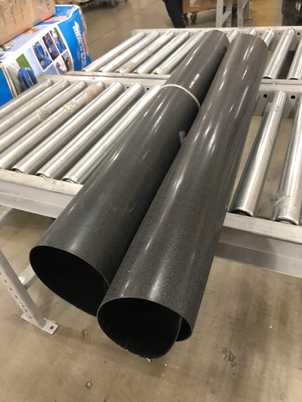 Photo 1 of Black Plastic Rolling Mat with Upper Lip 48"L x 36"W at largest x 20"W at smallest
