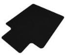 Photo 1 of Black Plastic Rolling Mat with Upper Lip 48"L x 36"W at largest x 20"W at smallest