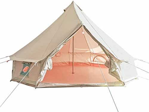 Photo 1 of (UNKNOWN SIZE; UNABLE TO TEST) 
DANCHEL OUTDOOR 4-Season Waterproof Cotton Canvas Bell Yurt Tents Family Glamping
