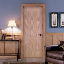 Photo 1 of 30 in. x 80 in. Smooth Flush Hardwood Hollow Core Unfinished Composite Interior Door Slab
