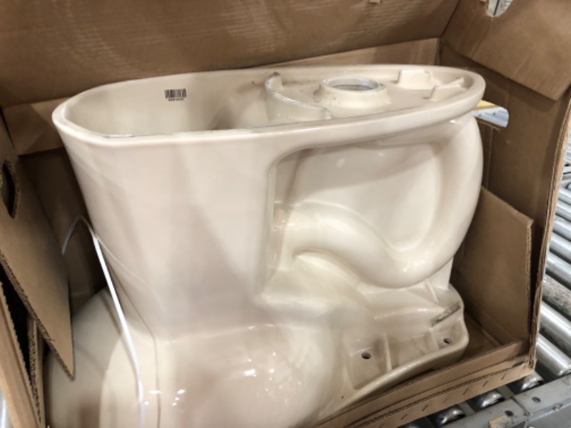 Photo 2 of American Standard H2Option 1/1.6 GPF Chair Height Elongated Toilet Bowl Only in Bone