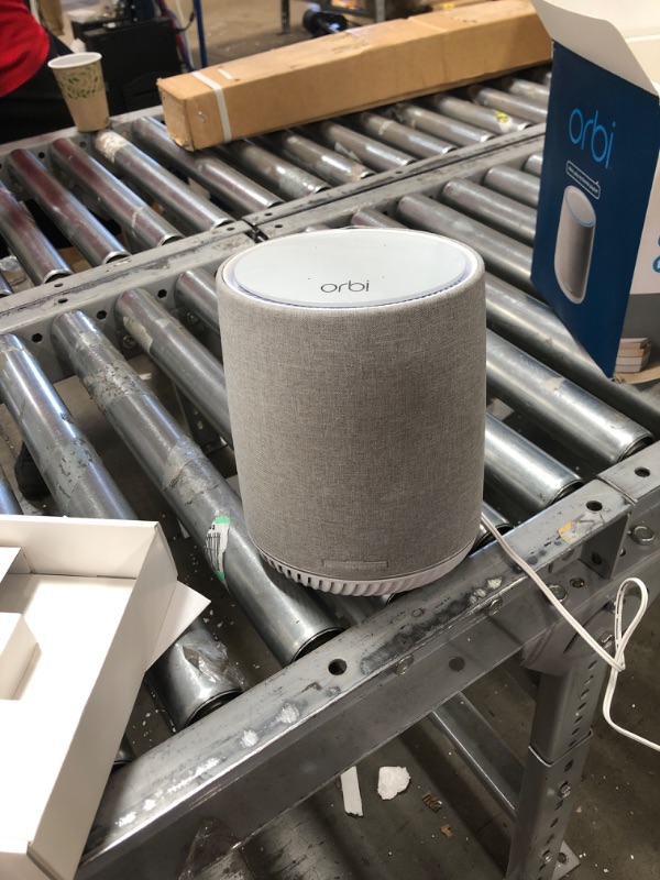 Photo 1 of NETGEAR - Orbi Voice AC2200 Tri-Band Wi-Fi Range Extender and Smart Speaker
