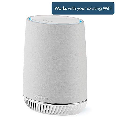 Photo 1 of NETGEAR - Orbi Voice AC2200 Tri-Band Wi-Fi Range Extender and Smart Speaker
