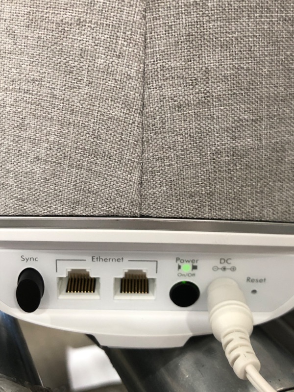 Photo 1 of NETGEAR - Orbi Voice AC2200 Tri-Band Wi-Fi Range Extender and Smart Speaker
