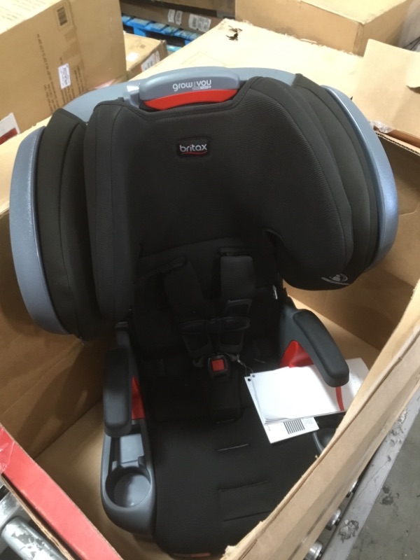 Photo 2 of Britax Grow with You ClickTight Plus Harness-2-Booster Car Seat, SafeWash, Jet
