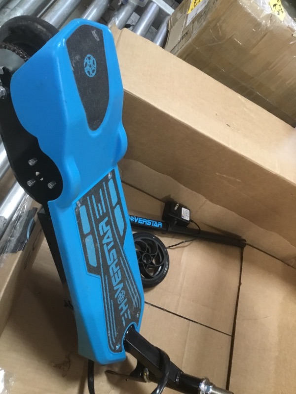 Photo 3 of HOVERSTAR Electric Kick Start Scooter For Kids Blue
