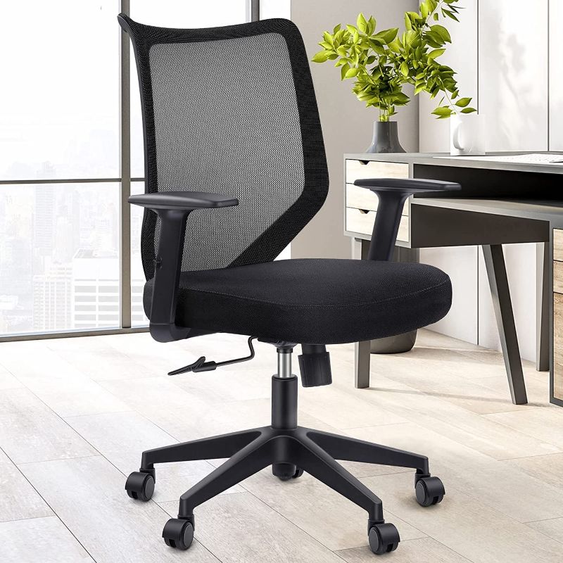 Photo 1 of Etasker Ergonomic Office Chair Home: Mesh Desk Chair with Adjustable Arms - Mid Back Computer Chairs