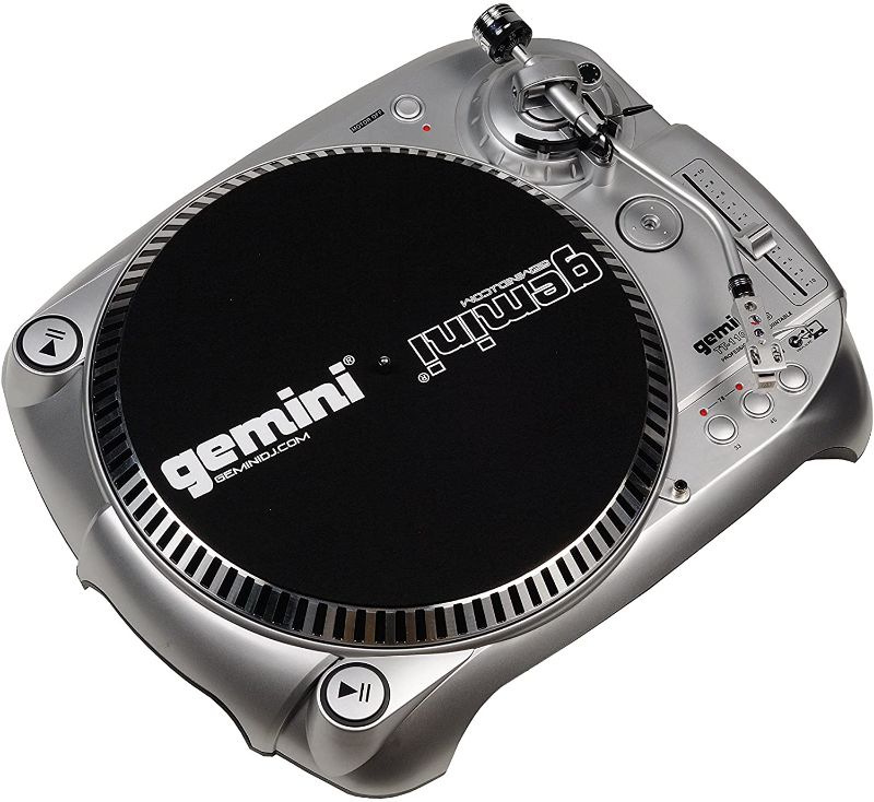 Photo 1 of Gemini TT-1100USB Professional Audio Manual Belt-Drive Classic USB Connectivity DJ Turntable with Adjustable Counter Weight and Anti-Skating Controls