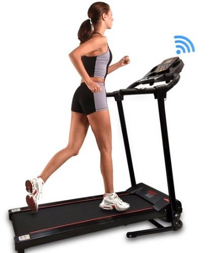 Photo 1 of SereneLife SLFTRD18 - Track Base Smart Treadmill