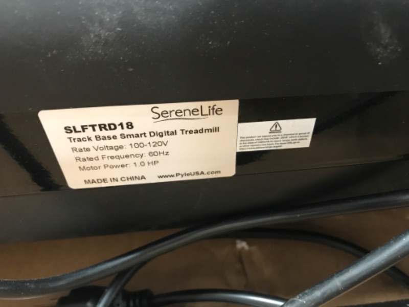 Photo 1 of SereneLife SLFTRD18 - Track Base Smart Treadmill