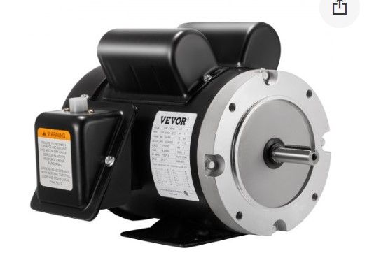 Photo 1 of 141556c Electric Motor 1.5hp 1phase 1750rpm 5/8"shaft Flange Applicable General turns on but makes a weird noise
