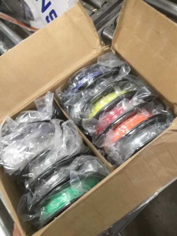 Photo 2 of Dikale PLA 3D Printer Filament Pack, 12pcs Bundle Spools (12 Assorted Colors, 500g per Spool, 12 Spools), 1.75mm, Dimensional Accuracy +/- 0.02 mm(Suitable for Ender 3 3D Printer etc)
