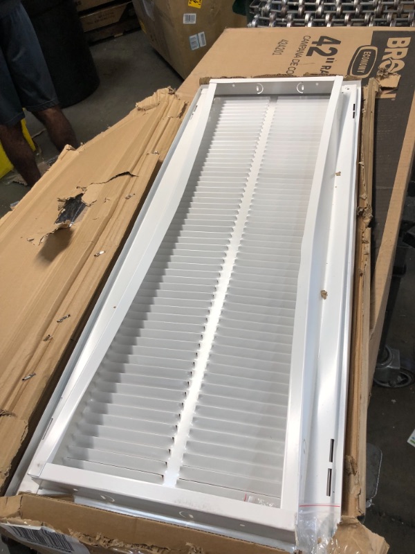Photo 1 of EZ-FLO 61672 Return Air Filter Grille, 30 Inch (L) X 10 Inch (W) Opening, White
