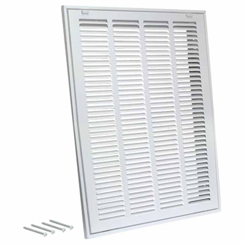 Photo 1 of EZ-FLO 61672 Return Air Filter Grille, 30 Inch (L) X 10 Inch (W) Opening, White
