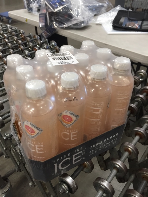 Photo 2 of 2 PACKS Sparkling Ice® Naturally Flavored Sparkling Water, Pink Grapefruit 17 Fl Oz, (Pack of 12)- 24 TOTAL
