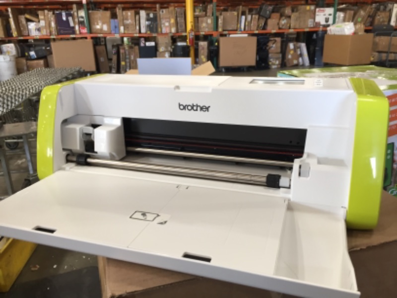 Photo 5 of Brotherï¿½ ScanNCut SDX85 Electronic Cutting System, Lime Green/White
