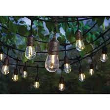 Photo 1 of 24-Light Indoor/Outdoor 48 ft. String Light with S14 Single Filament LED Bulbs
