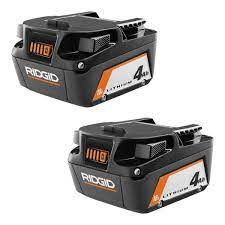 Photo 1 of 18V Lithium-Ion 4.0 Ah Battery (2-Pack)
