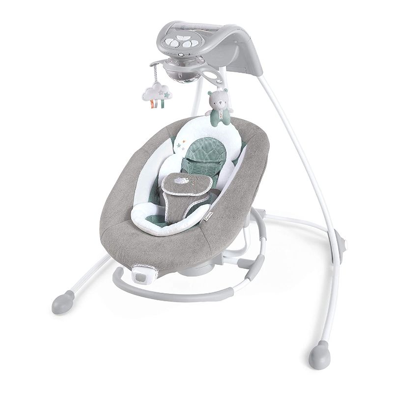 Photo 1 of Ingenuity DreamComfort 2-in-1 6-Speed InLighten Cradling Baby Swing & Rocker with Soothing Vibrations - Pemberton