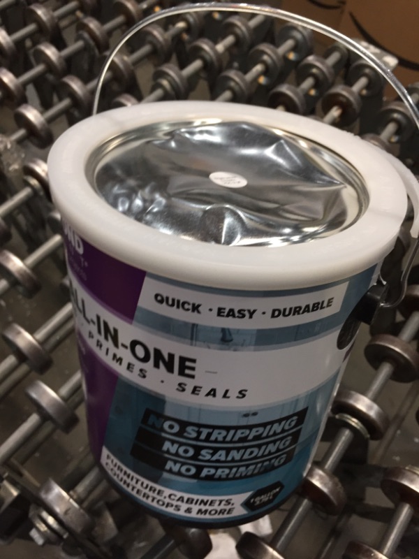 Photo 1 of 1 gal. Bright White Furniture, Cabinet, Countertop and More Multi-Surface All-in-One Interior/Exterior Refinishing Paint
