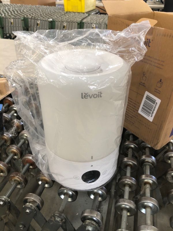 Photo 2 of LEVOIT Humidifiers for Bedroom, Top Fill Cool Mist Ultrasonic for Baby Nursery Kids with Essential Oils, Smart Control with Constant Humidity for Plants Indoor, Quiet Easy Clean, BPA Free, 3L, White
