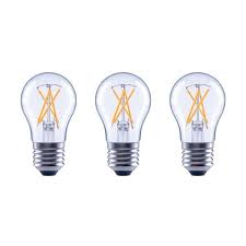 Photo 1 of 40-Watt Equivalent A15 Dimmable ENERGY STAR Clear Glass Decorative Filament Vintage LED Light Bulb Daylight(12)