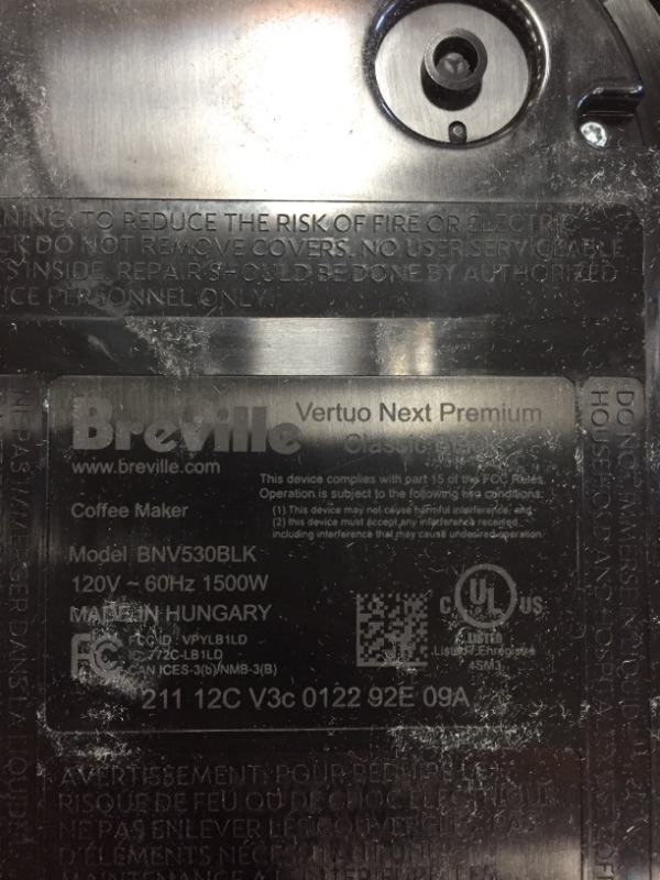 Photo 4 of Nespresso by Breville Vertuo Next Classic Black Coffee and Espresso Machine Bundle
