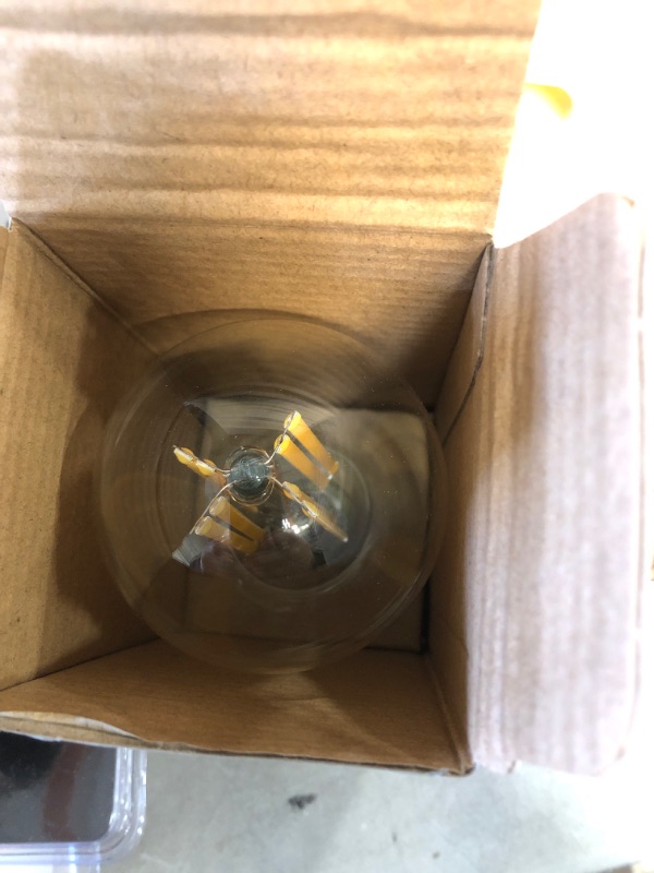 Photo 2 of 150-Watt Equivalent A21 Clear Glass Filament Bright White (3000K) LED Light Bulb (1-Bulb)