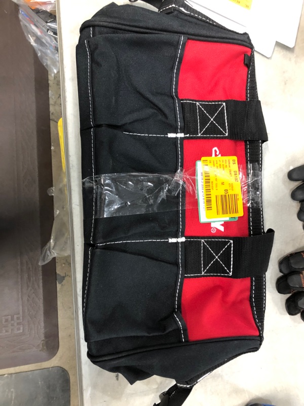 Photo 1 of 15 in. 8 Pocket Zippered Tool Bag