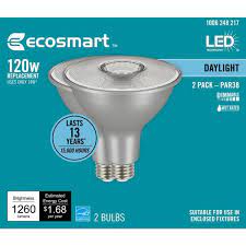 Photo 1 of 120-Watt Equivalent PAR38 Dimmable Flood LED Light Bulb Daylight (4 2-Packs)
