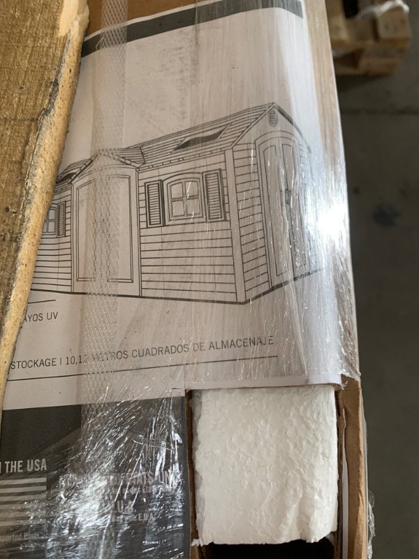 Photo 1 of 15 ft. x 8 ft. Double Door Storage Shed
AS IS FACTORY NEW 