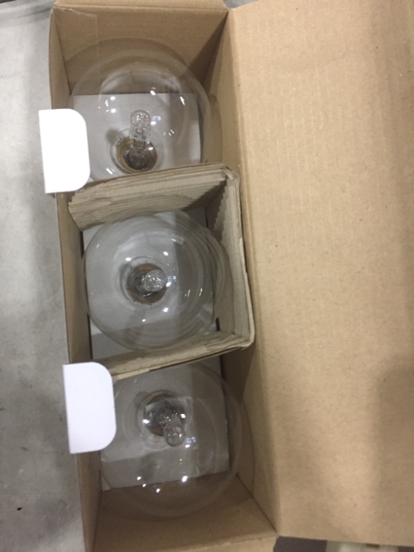 Photo 2 of 60-Watt Equivalent G25 Halogen Clear Decorative Globe Light Bulb (3-Pack)
2 box ct