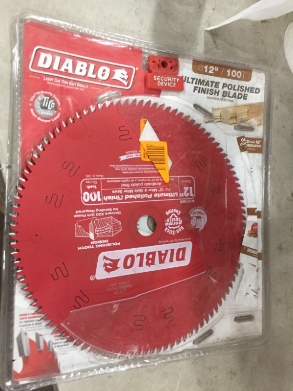 Photo 2 of DIABLO 12 in. x 100-Tooth Ultimate Polished Finish Circular Saw Blade