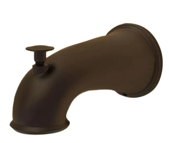 Photo 1 of 5-1/2 in. Decorative Tub Spout in Oil Rubbed Bronze
