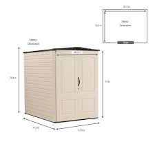 Photo 1 of 6 ft. 3 in. x 4 ft. 8 in. Large Vertical Resin Storage Shed
AS IS MAJOR PACKAGE DAMAGE 