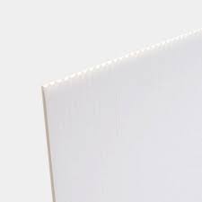 Photo 1 of 18 in. x 24 in. x .157 in. White Corrugated Twinwall Thick Plastic Sheets (15-Pack)
