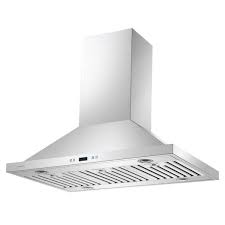 Photo 1 of 36 in. Island Chimney Range Hood in Stainless Steel
AS IS MISSING COMPONENTS 